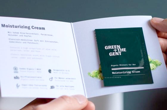 Gratisproben Green + The Gent Gesichtscreme