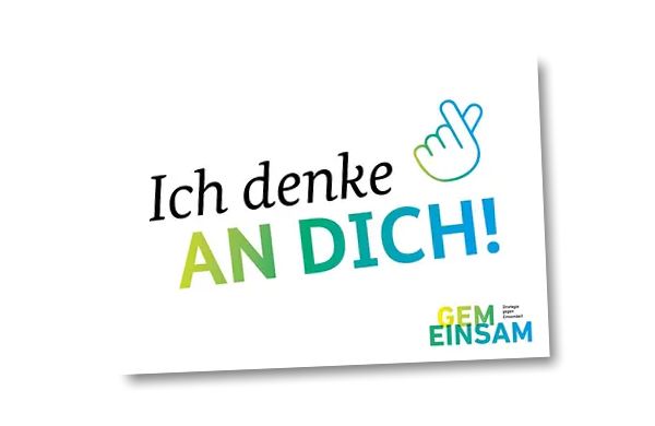 Gratisproben Postkarte Einsamkeit
