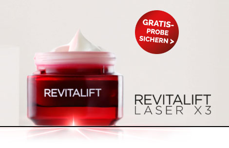 Revitalift laser x3 Gratis Produktproben